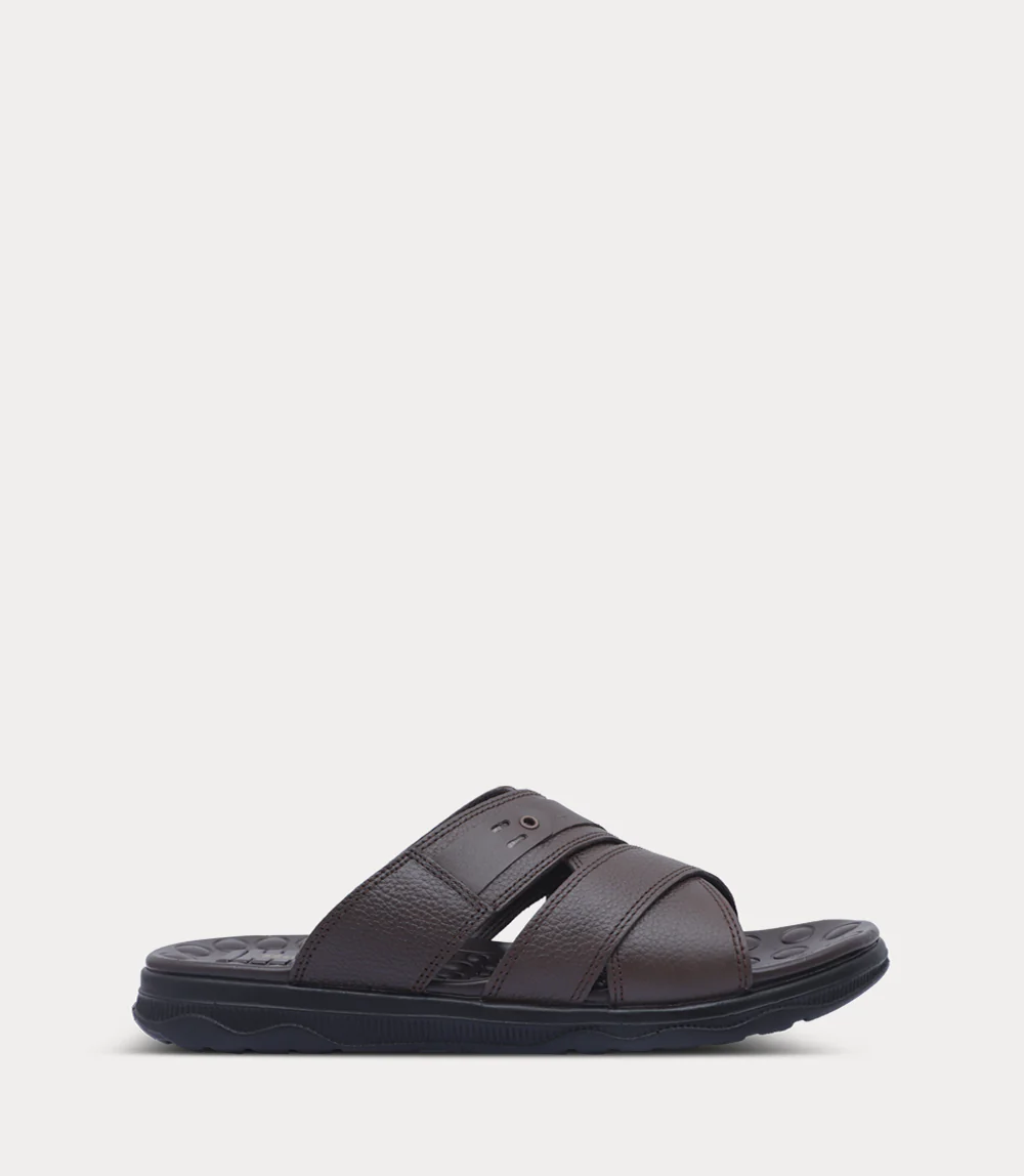 Men Slipper-BROWN