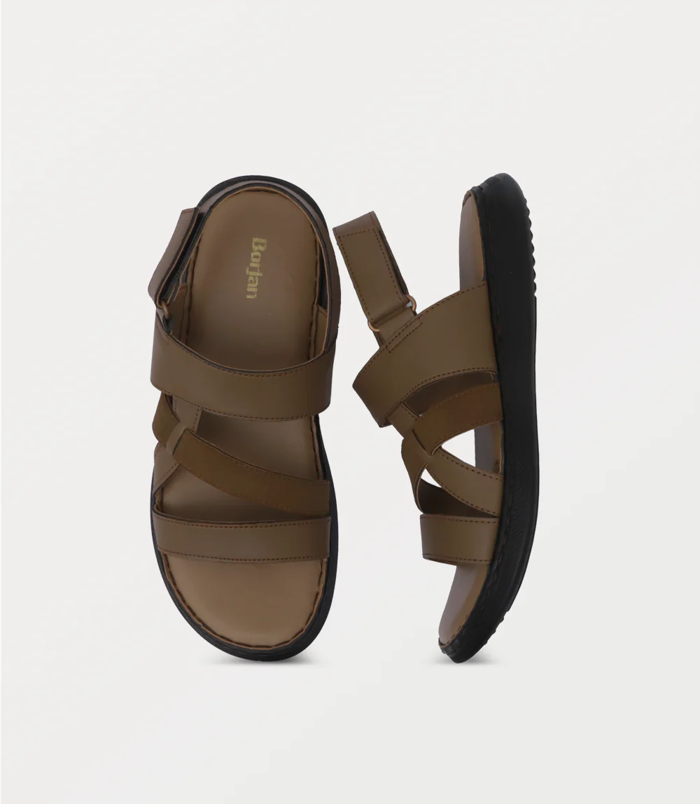 Men Sandal-BROWN - Image 4