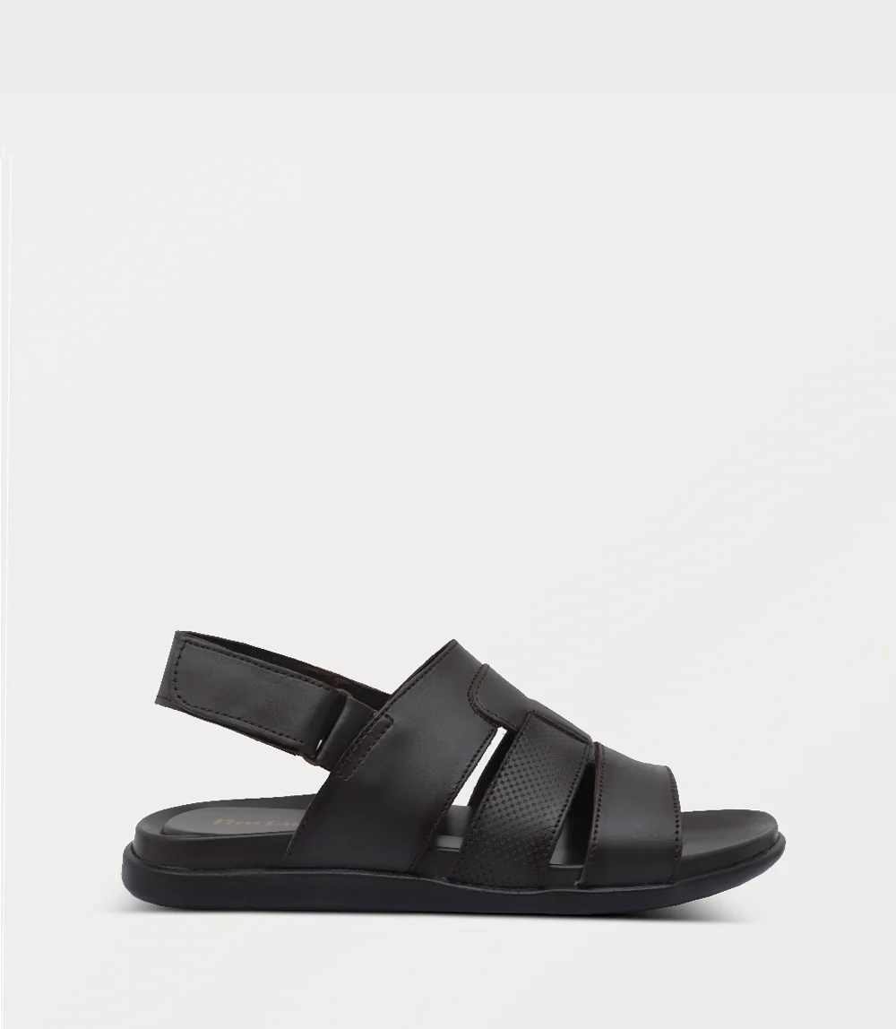 Men Sandal-BROWN