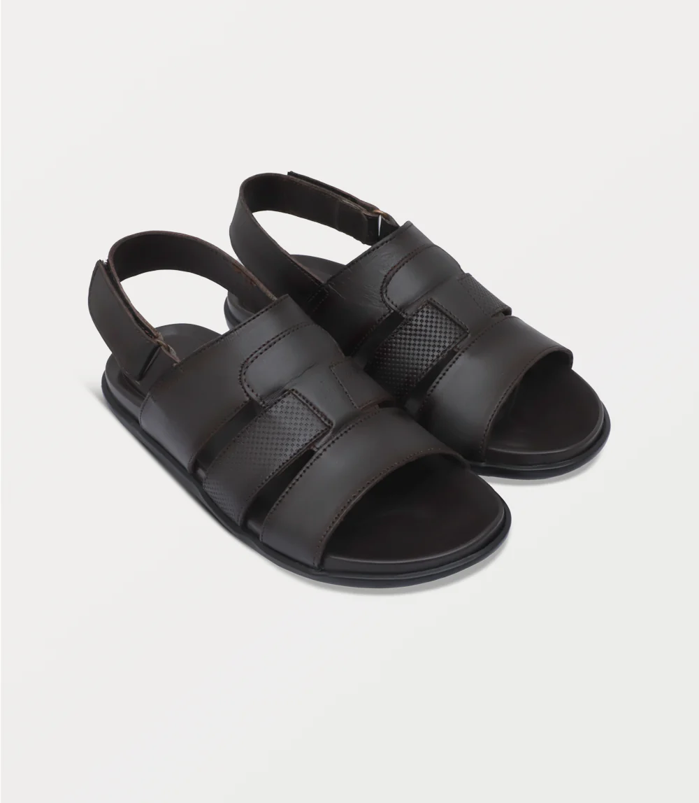 Men Sandal-BROWN - Image 2