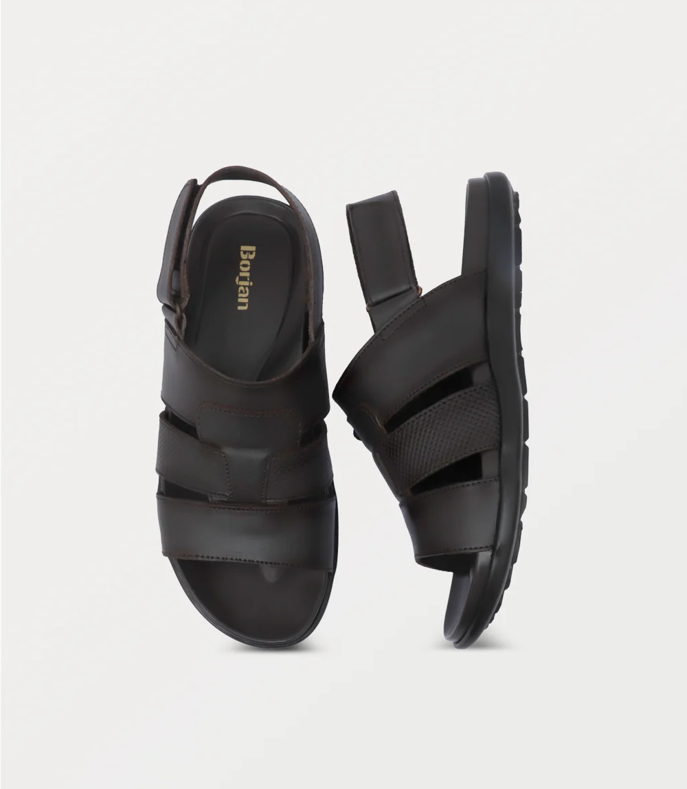 Men Sandal-BROWN - Image 4