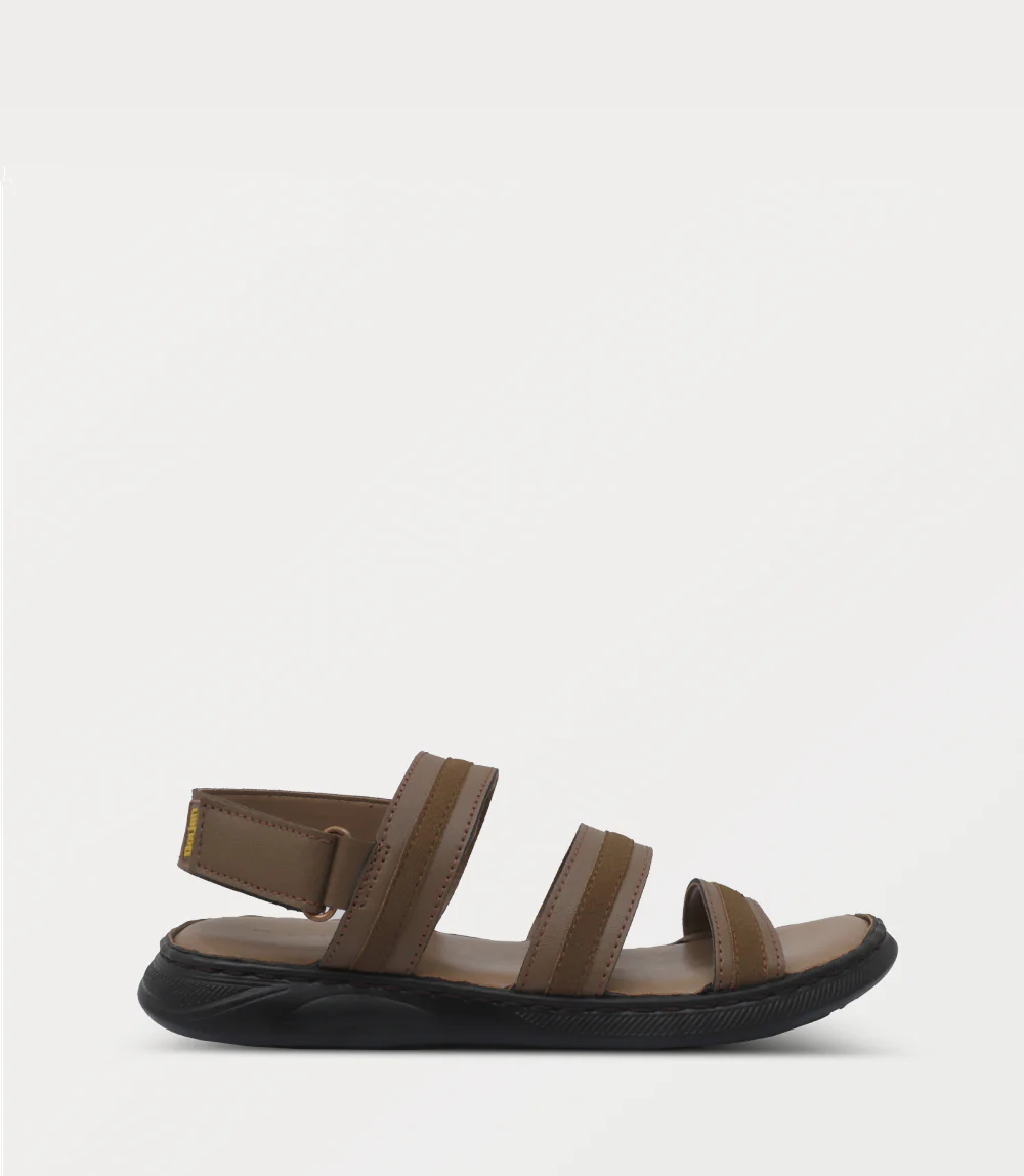 Men Sandal-BROWN