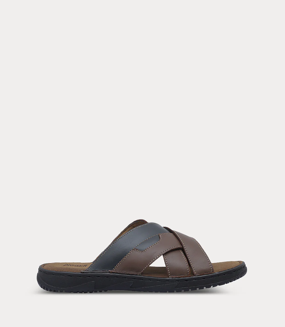 Men Slipper-BROWN