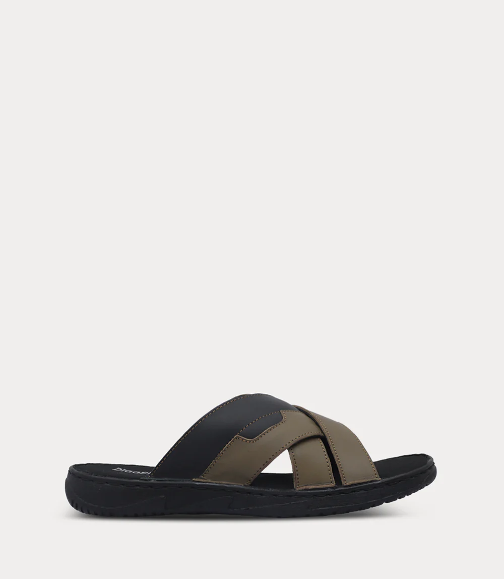 Men Slipper-OLIVE