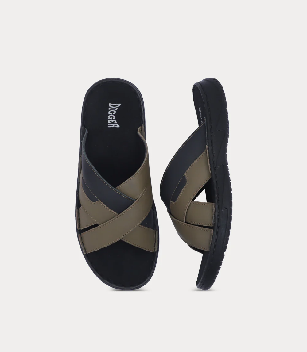 Men Slipper-OLIVE - Image 4