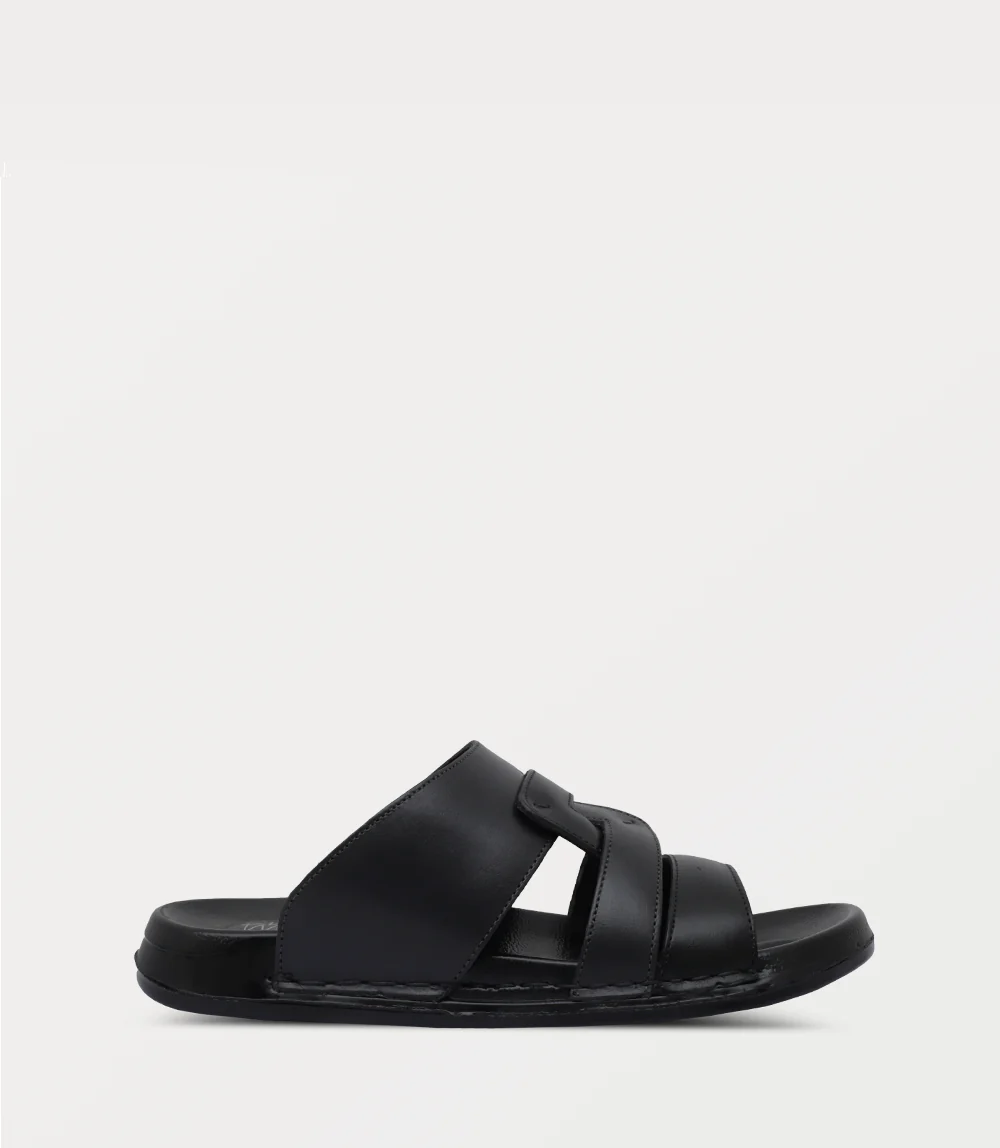 Men Slipper-BLACK