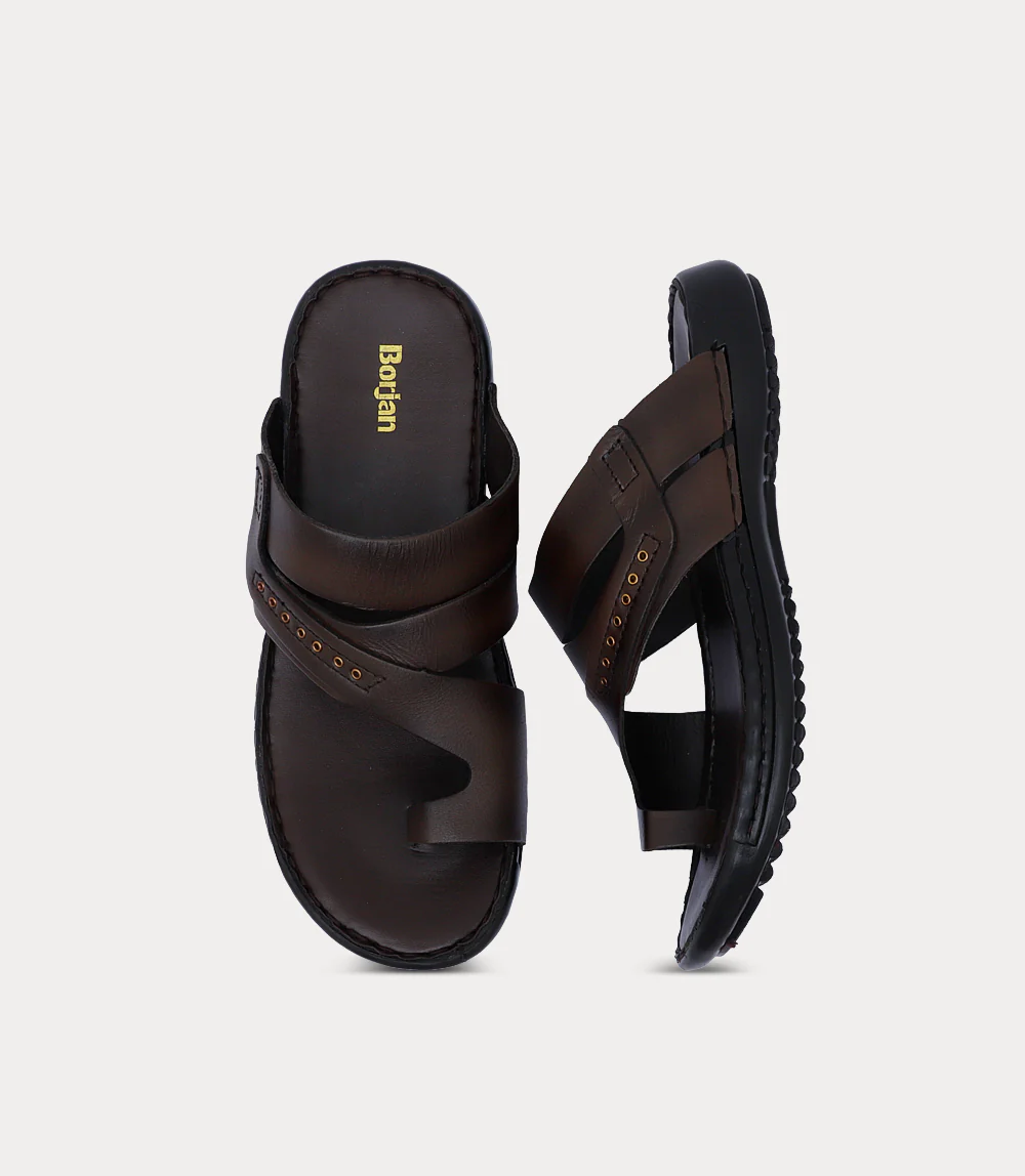 Men Chappal-BROWN - Image 4