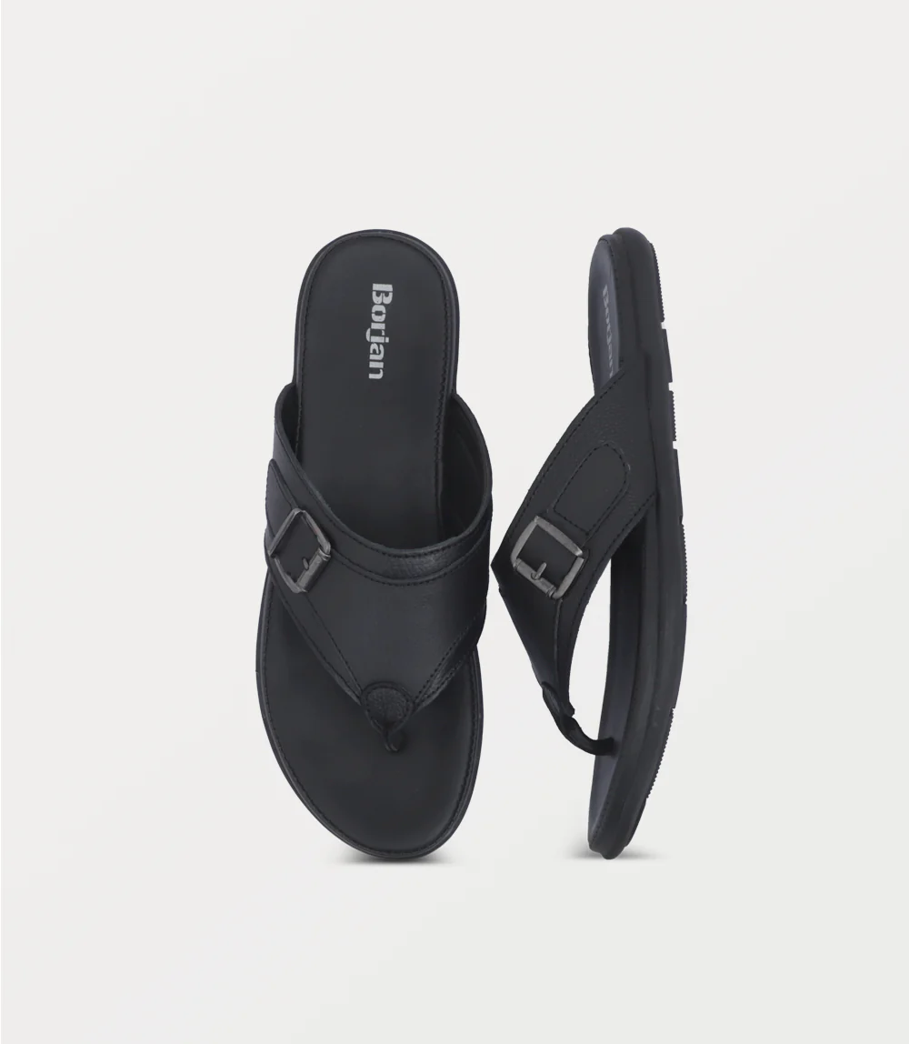 Men Chappal-BLACK - Image 4