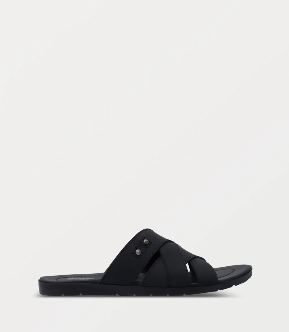 Men Slipper-BLACK