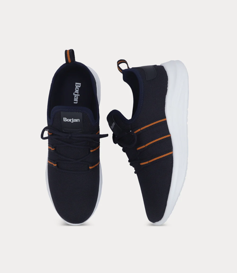 Men Sneakers-NAVY - Image 4