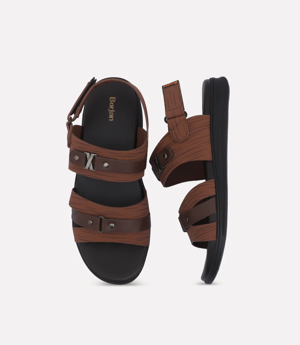 Men Sandal-BROWN - Image 4