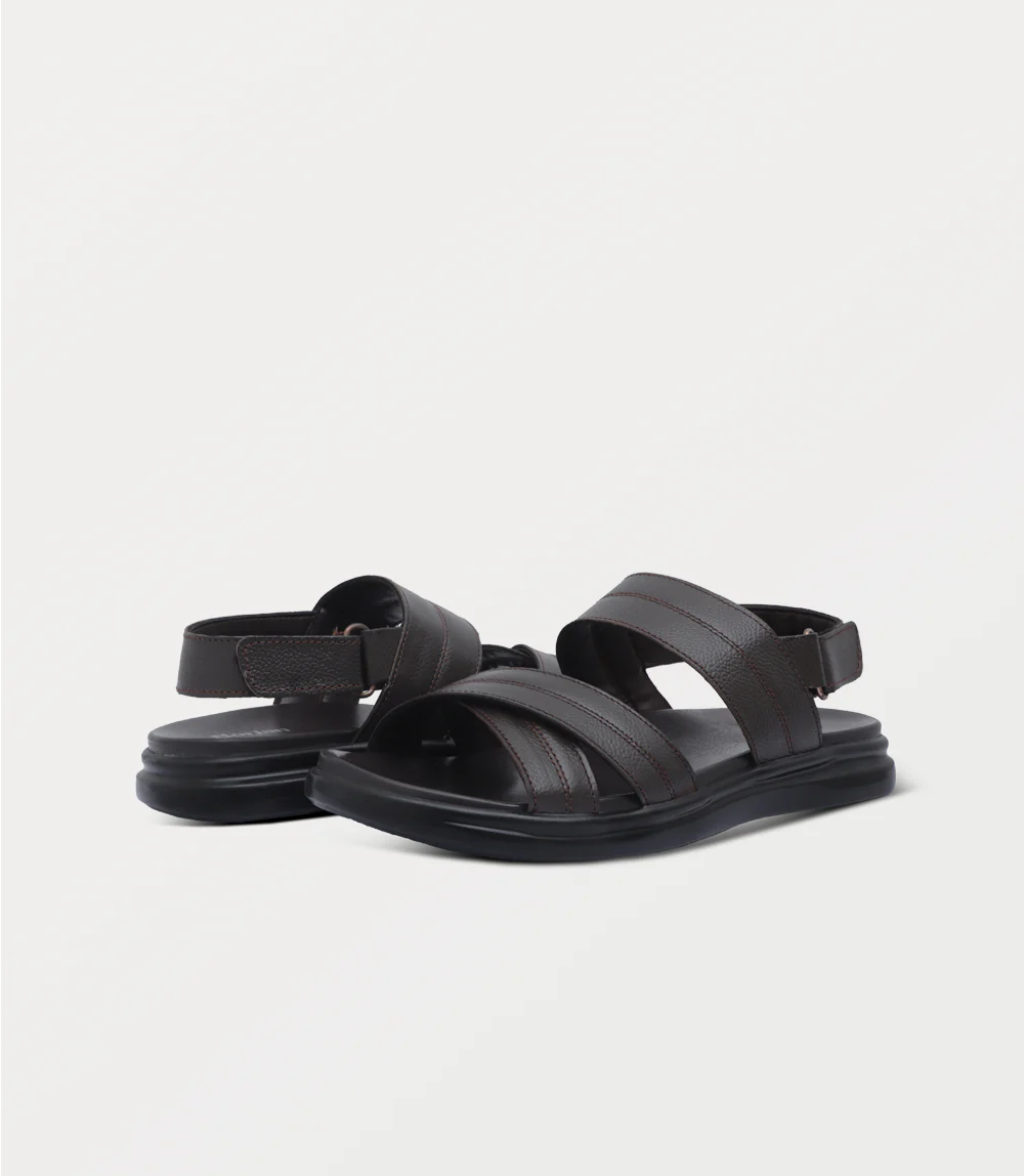 Men Sandal-ESPRESSO - Image 3