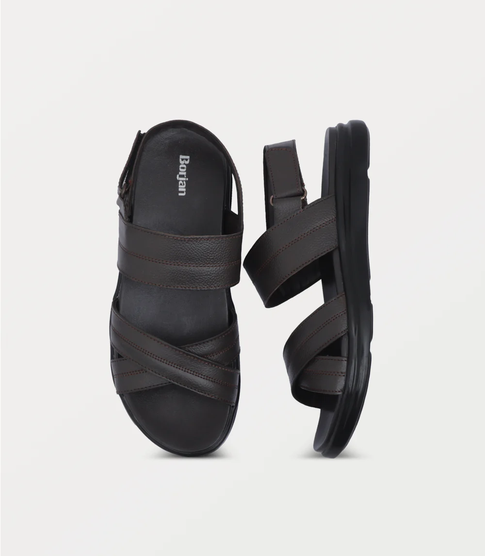 Men Sandal-ESPRESSO - Image 4