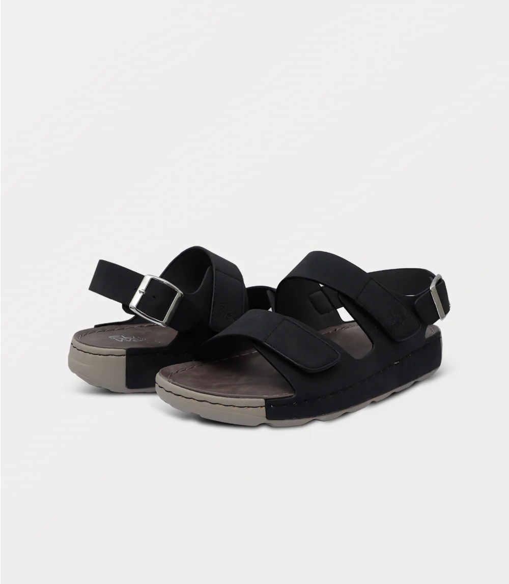 Men Sandal-BLACK - Image 3