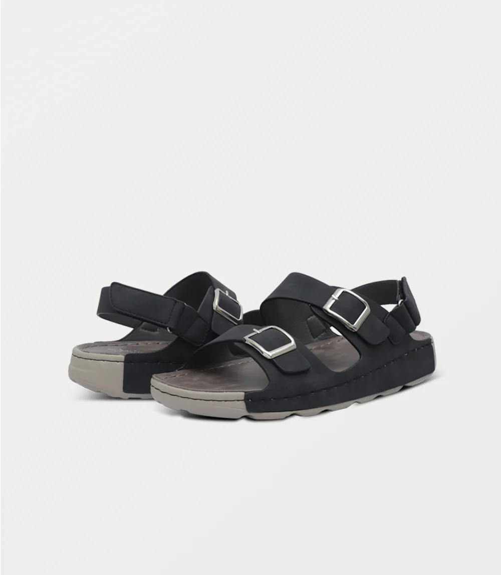 Men Sandal-BLACK - Image 3