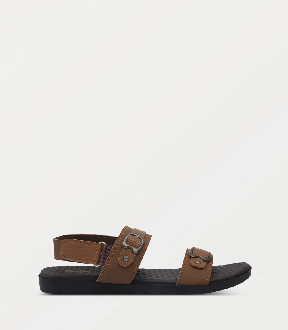 Men Sandal-BROWN