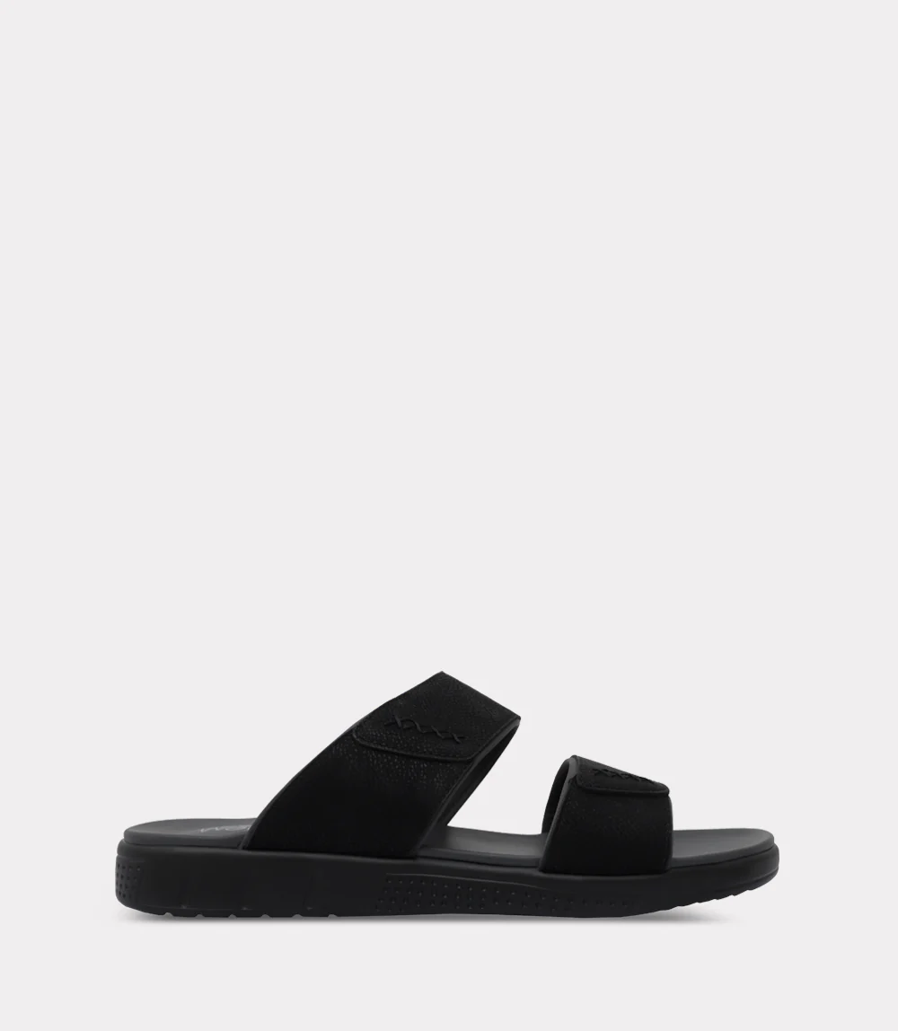 Men Slipper-JET BLACK
