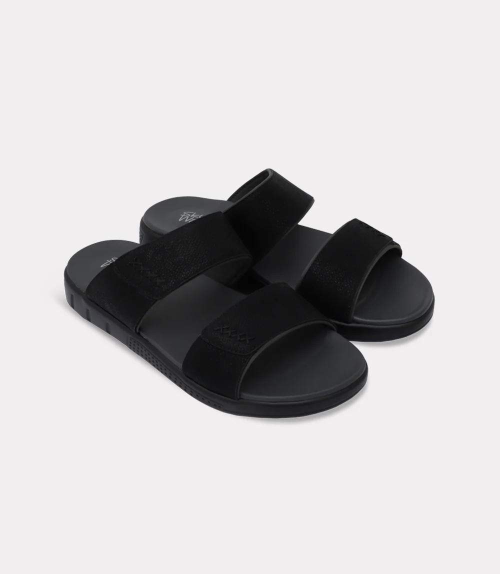 Men Slipper-JET BLACK - Image 2