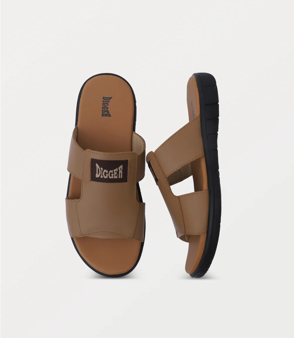 Men Slipper-DARK BEIGE - Image 4