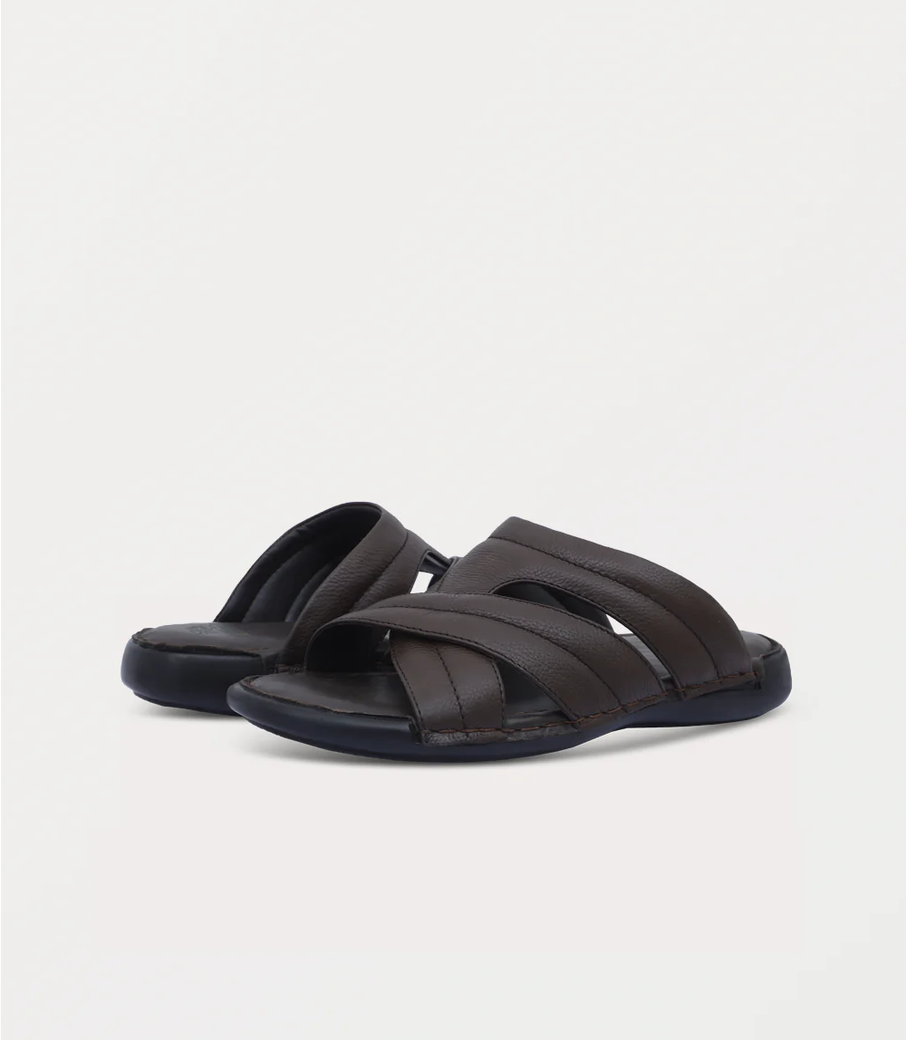 Men Slipper-D BROWN - Image 3