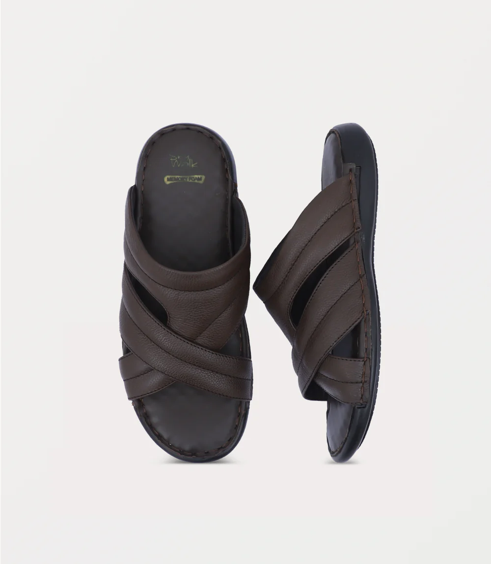 Men Slipper-D BROWN - Image 4