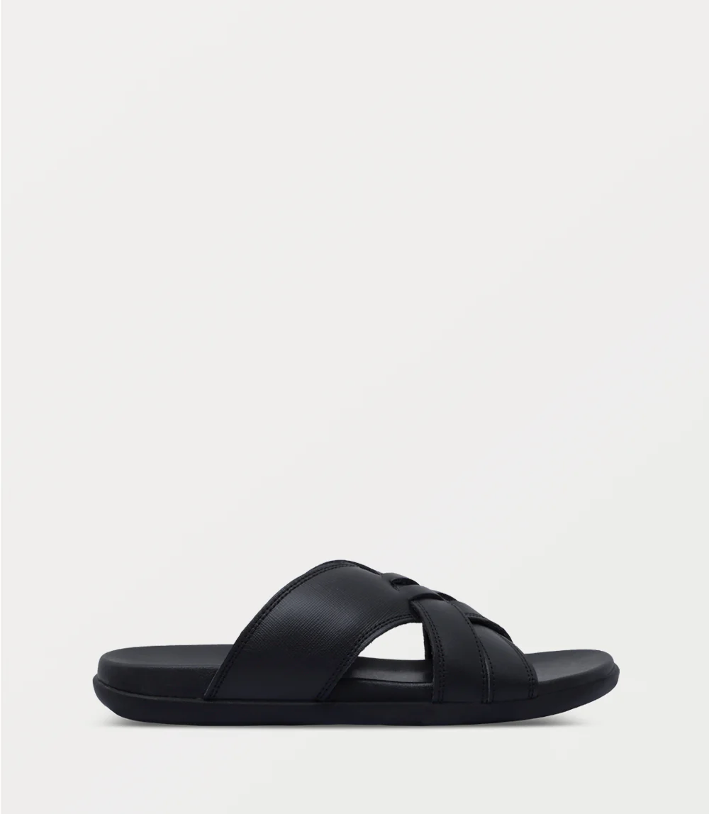 Men Slipper-BLACK