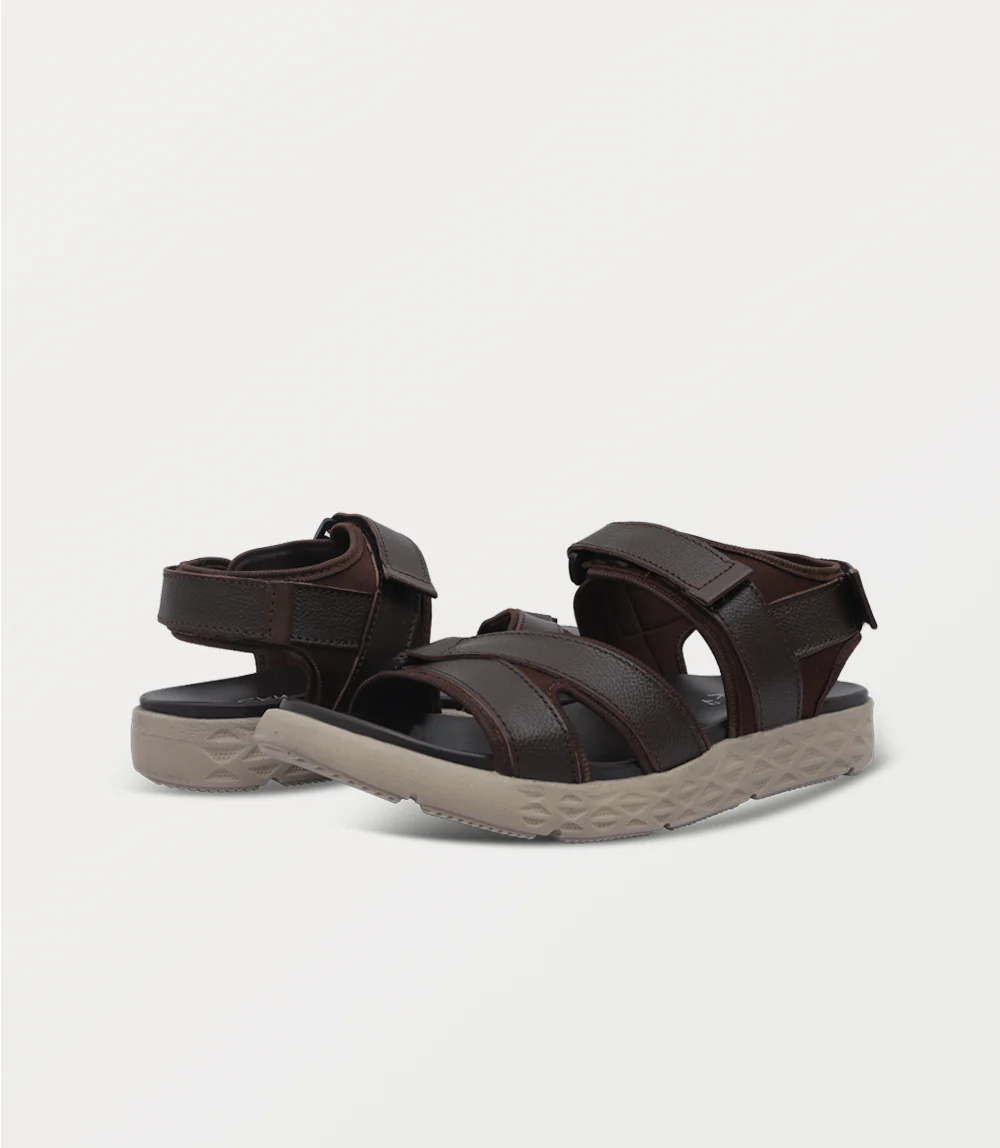 Men Sandal-BROWN - Image 3
