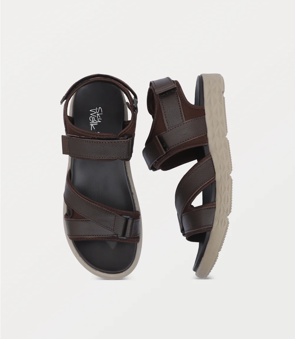 Men Sandal-BROWN - Image 4