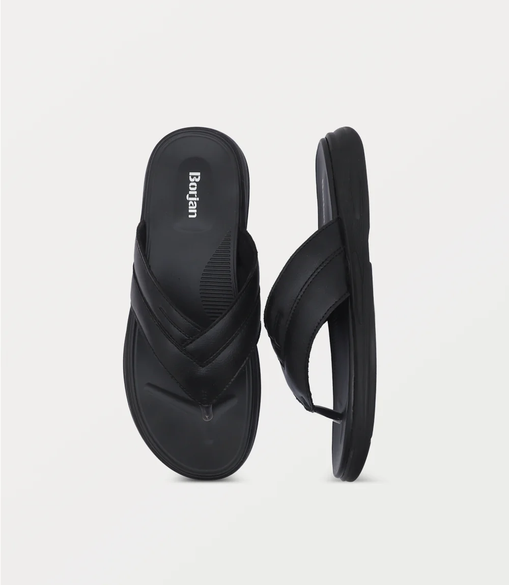 Men Chappal-BLACK - Image 4