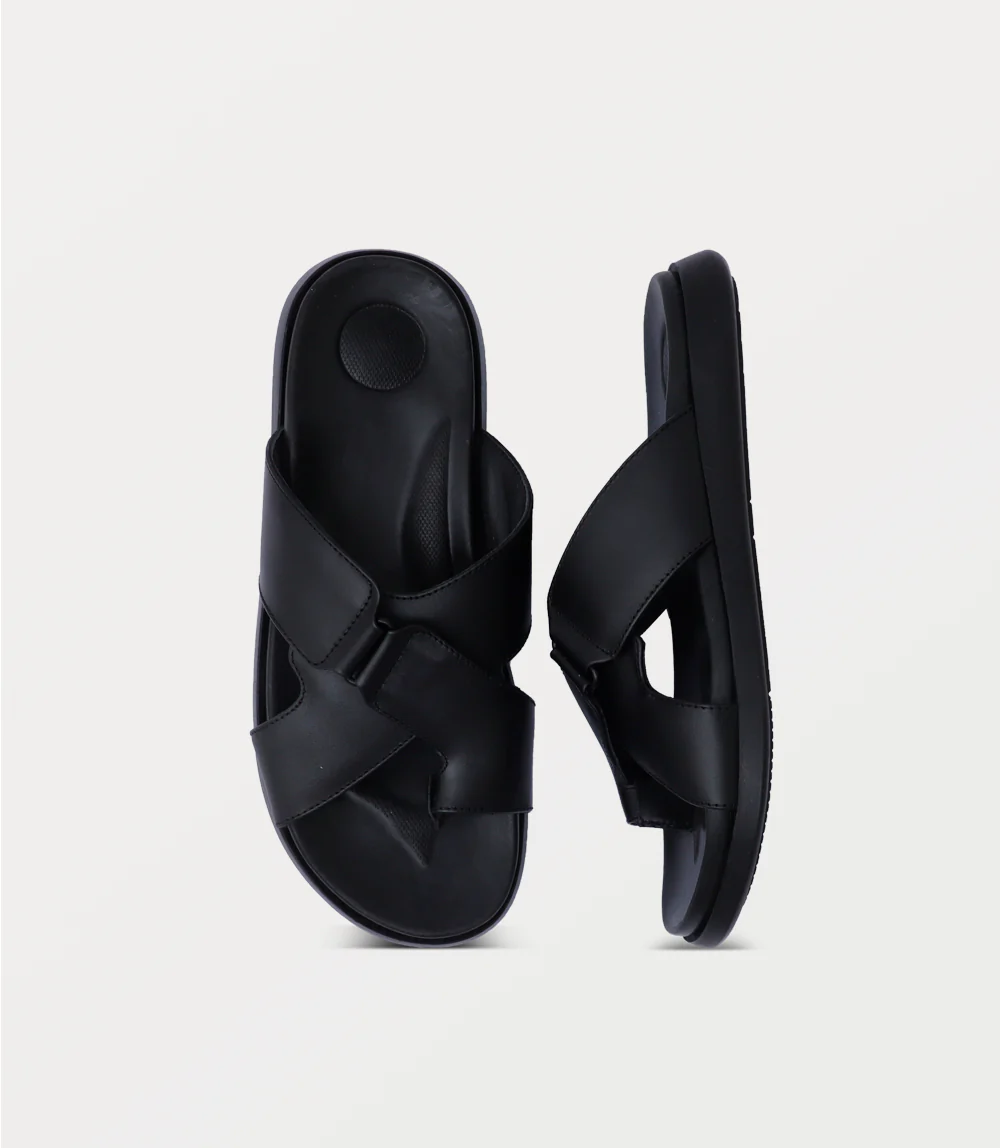 Men Chappal-BLACK - Image 4