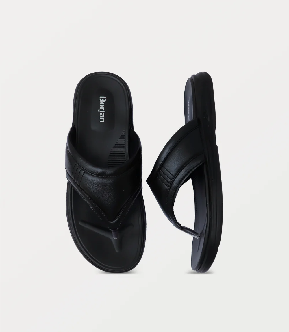 Men Chappal-BLACK - Image 4