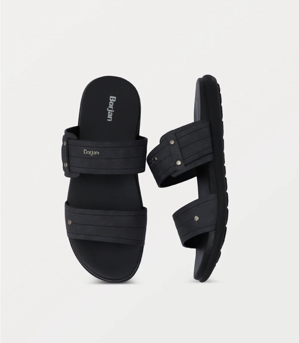 Men Slipper-BLACK - Image 4