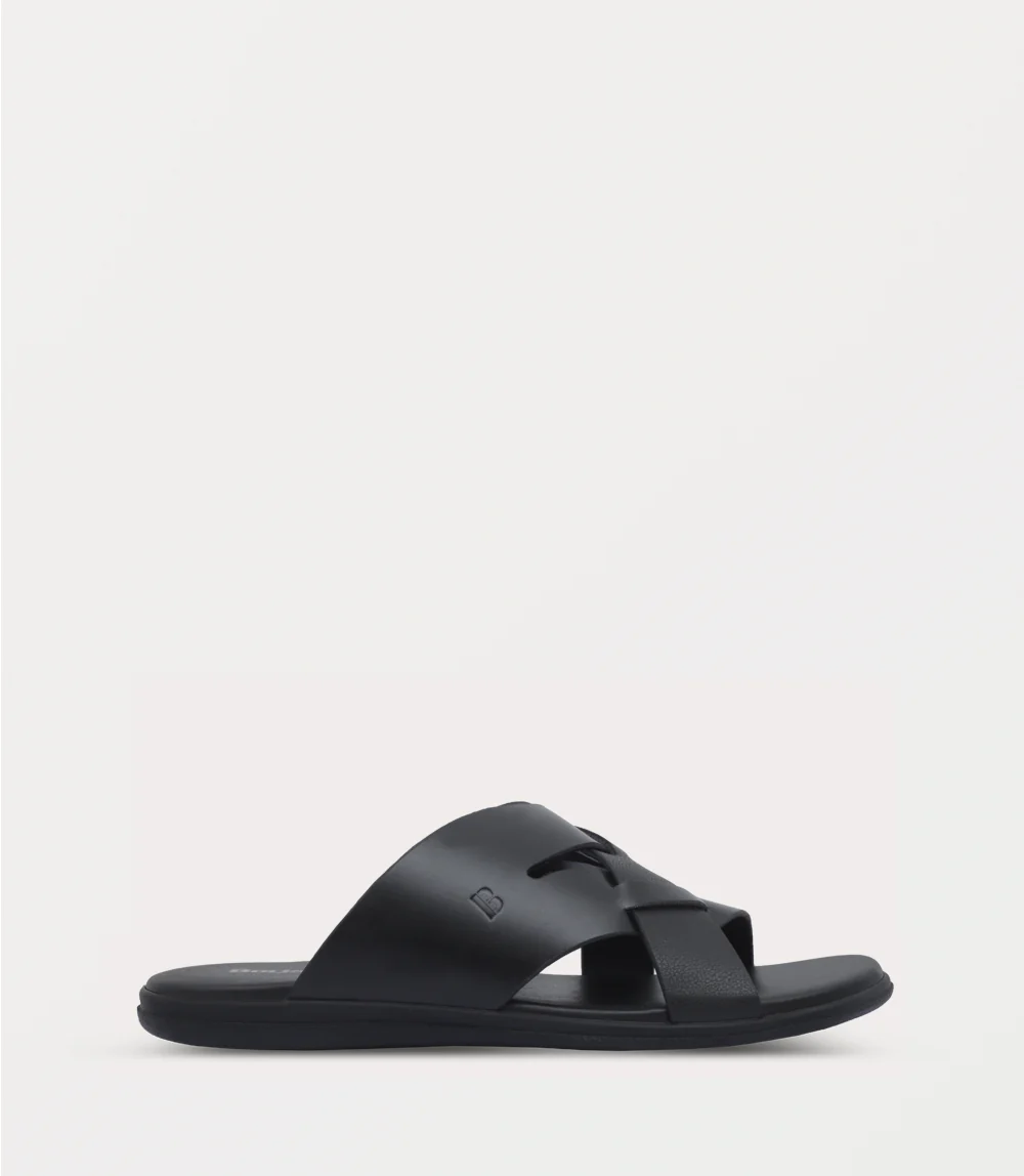 Men Slipper-BLACK