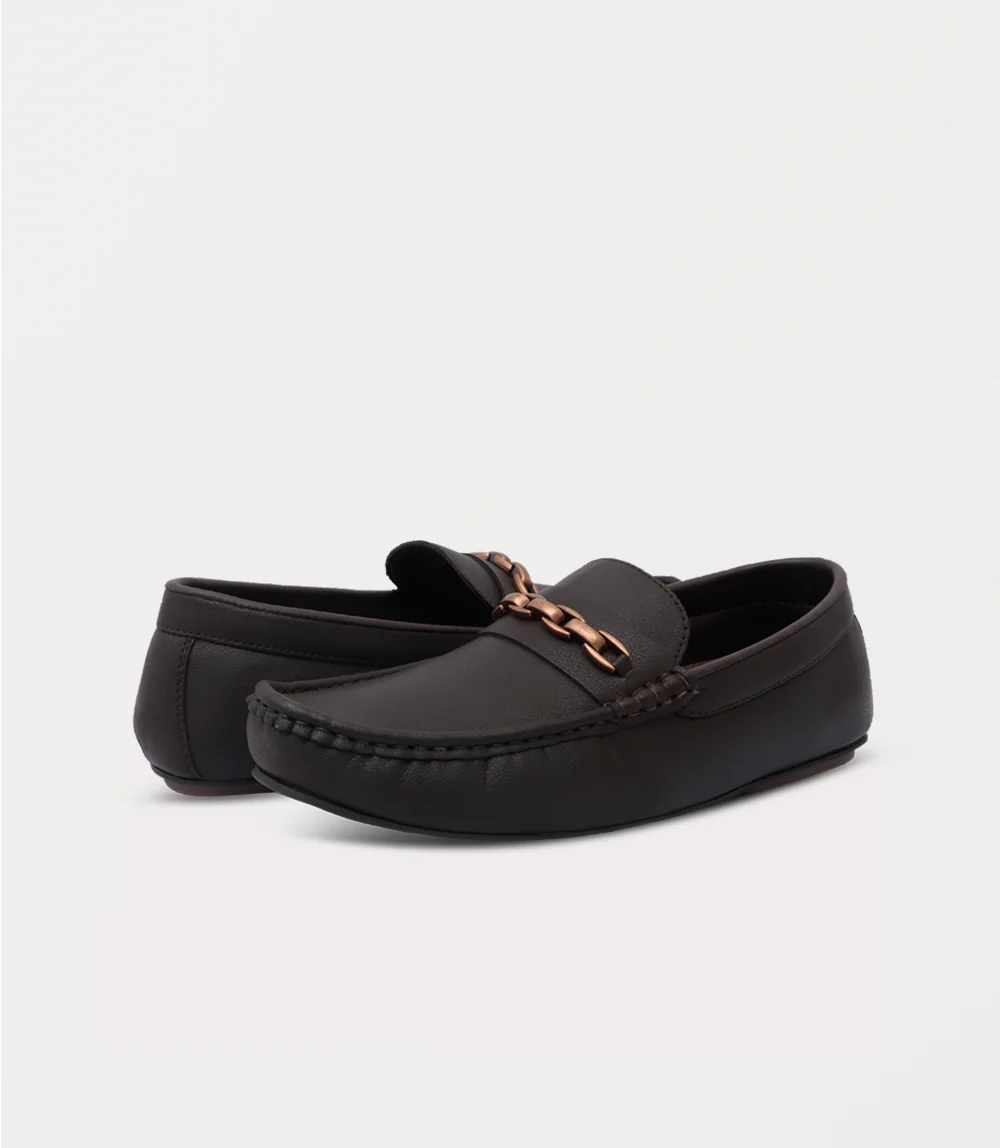 Men Slip On-BROWN - Image 3