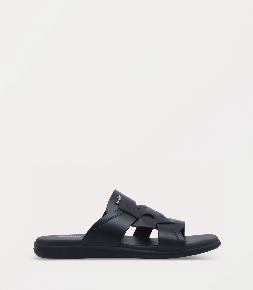 Men Slipper-BLACK