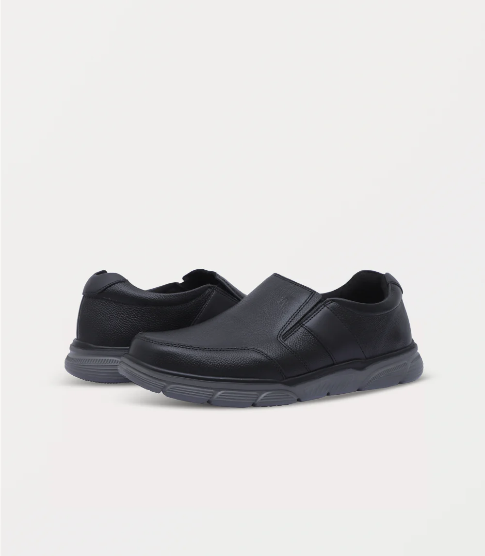 Men Slip On-BLACK - Image 3