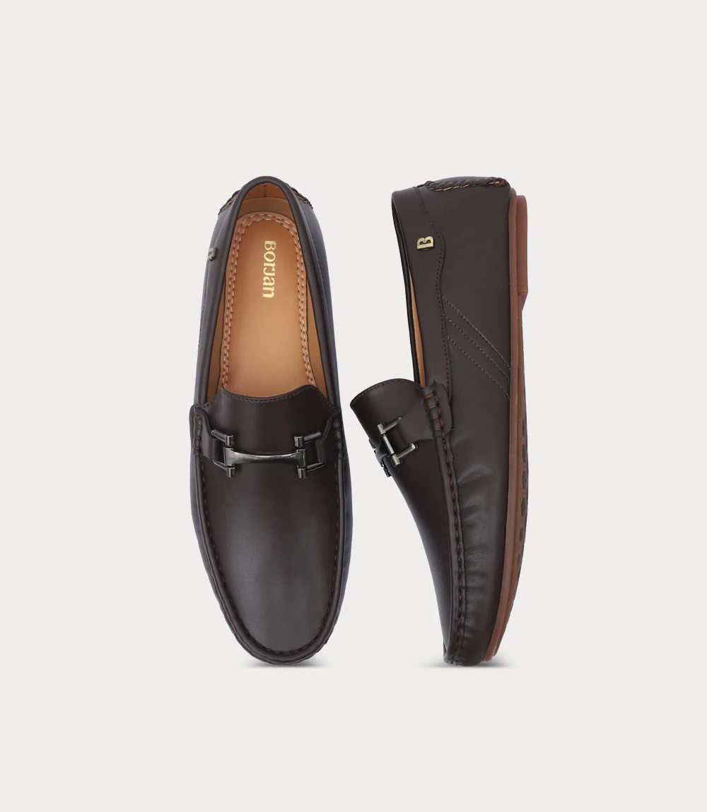Men Moccasin-BROWN - Image 4