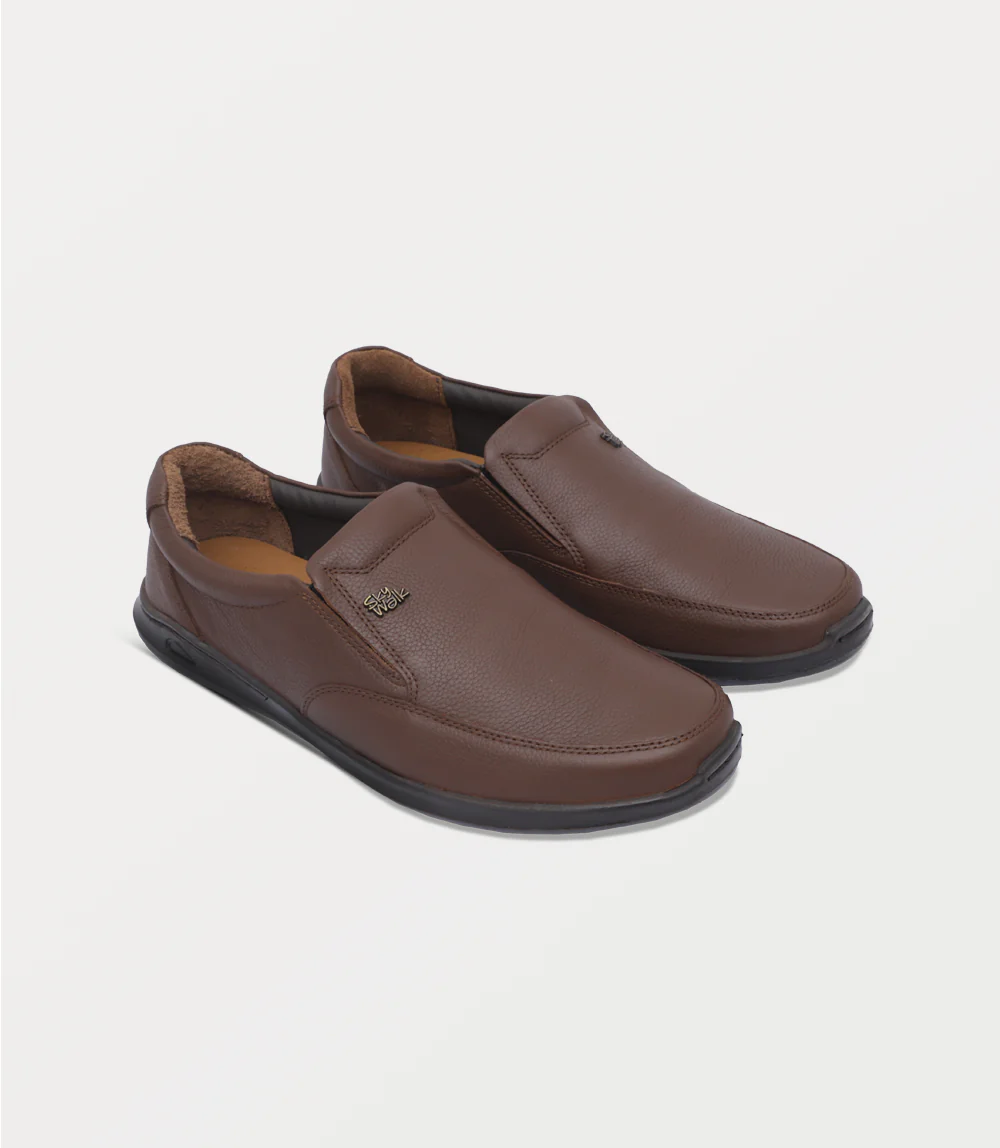 Men Slip On-BROWN - Image 2