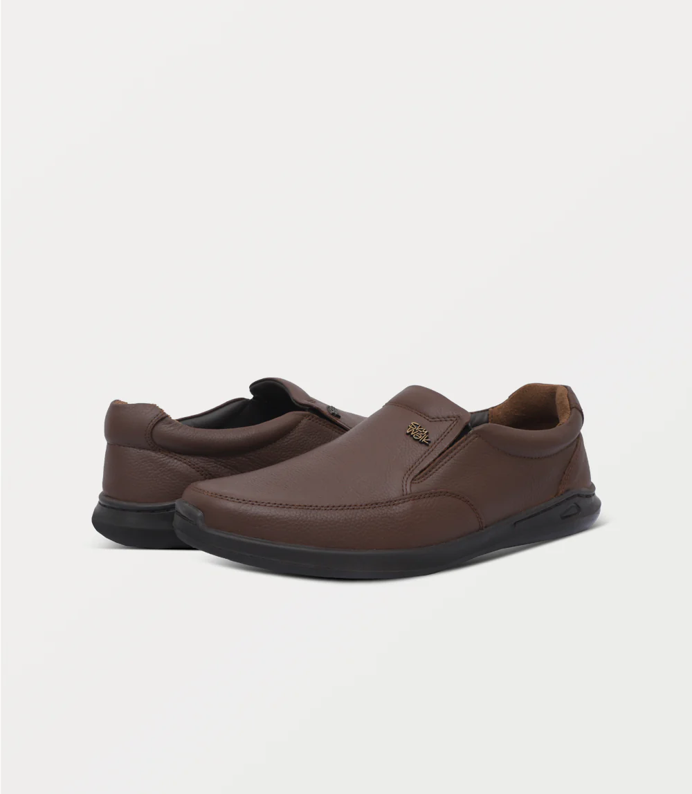 Men Slip On-BROWN - Image 3