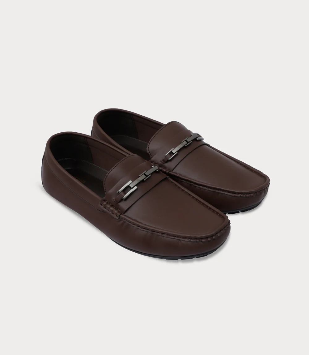 Men Moccasin-BROWN - Image 2