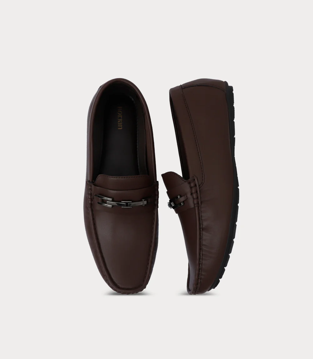 Men Moccasin-BROWN - Image 4