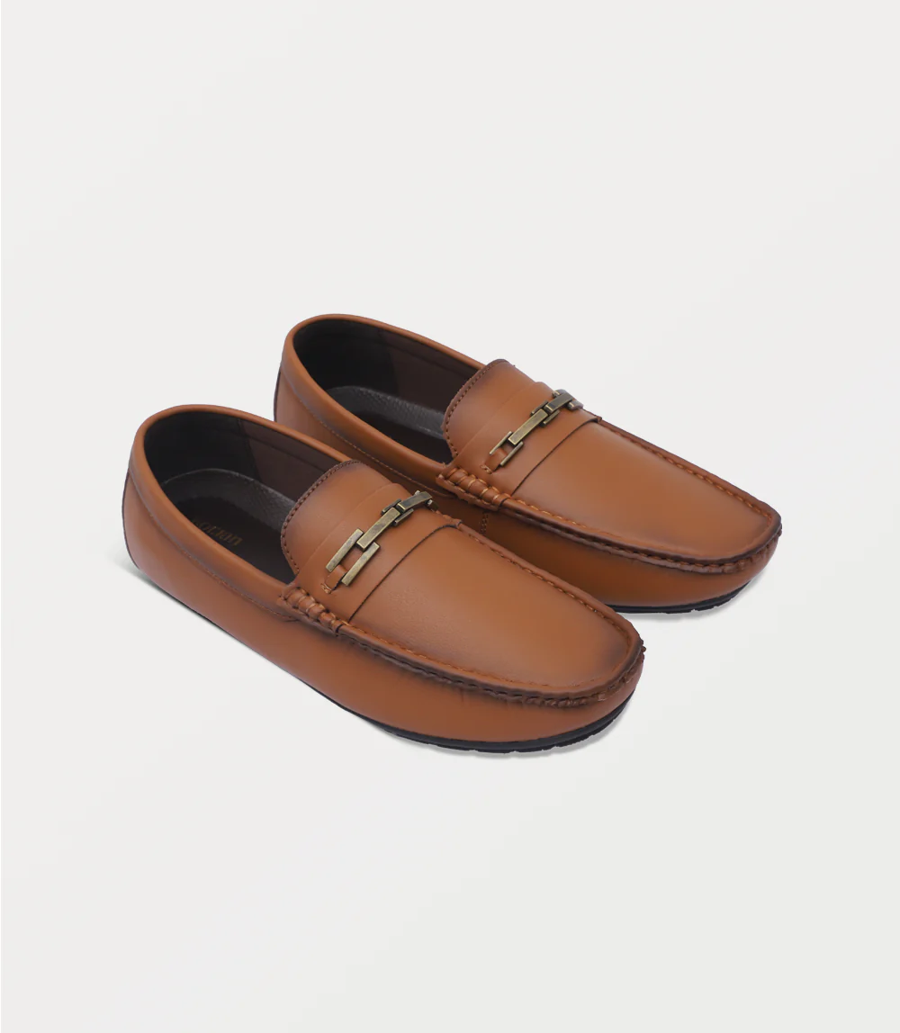 Men Moccasin-TAN - Image 2