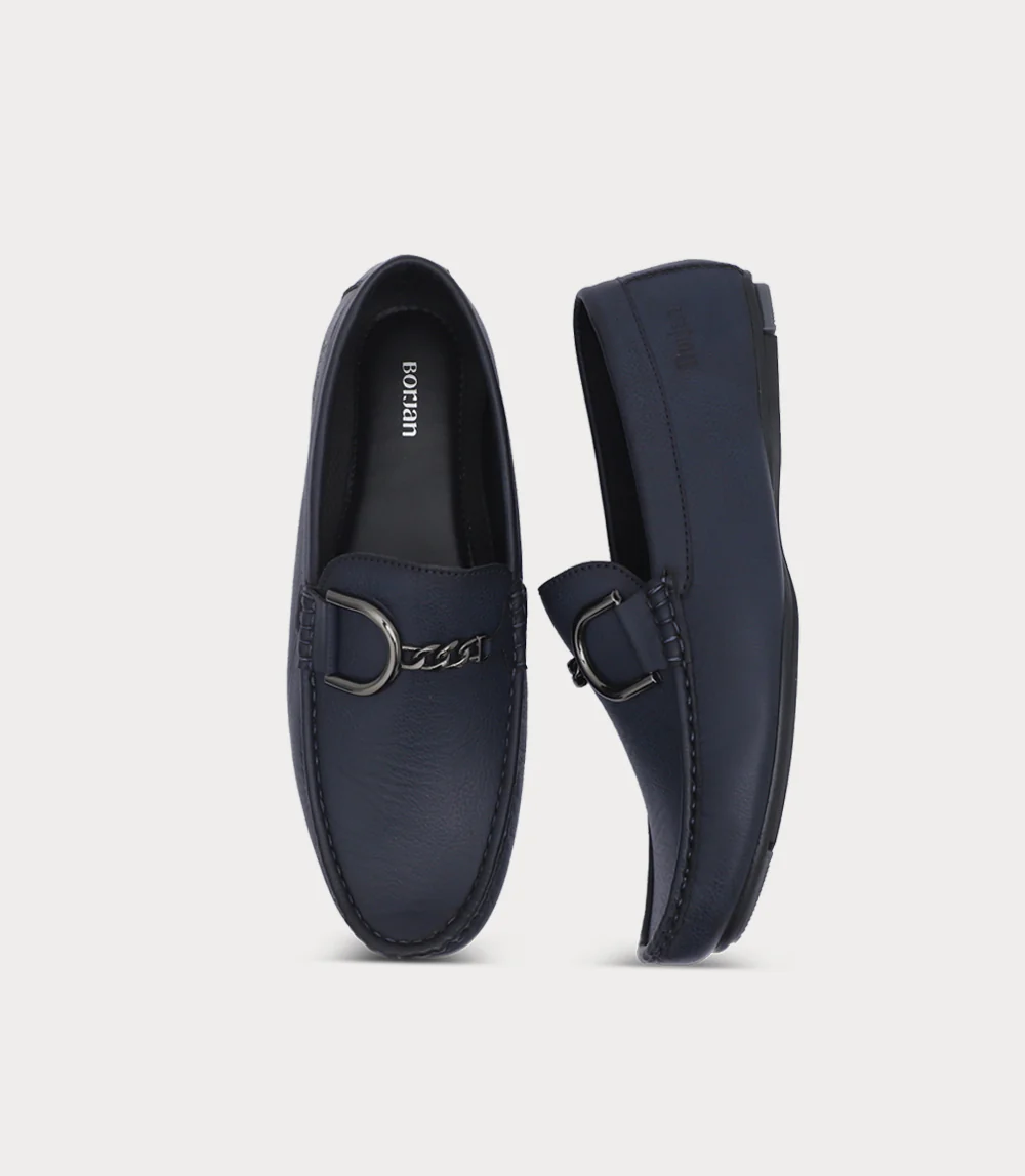 Men Slip On-NAVY - Image 4
