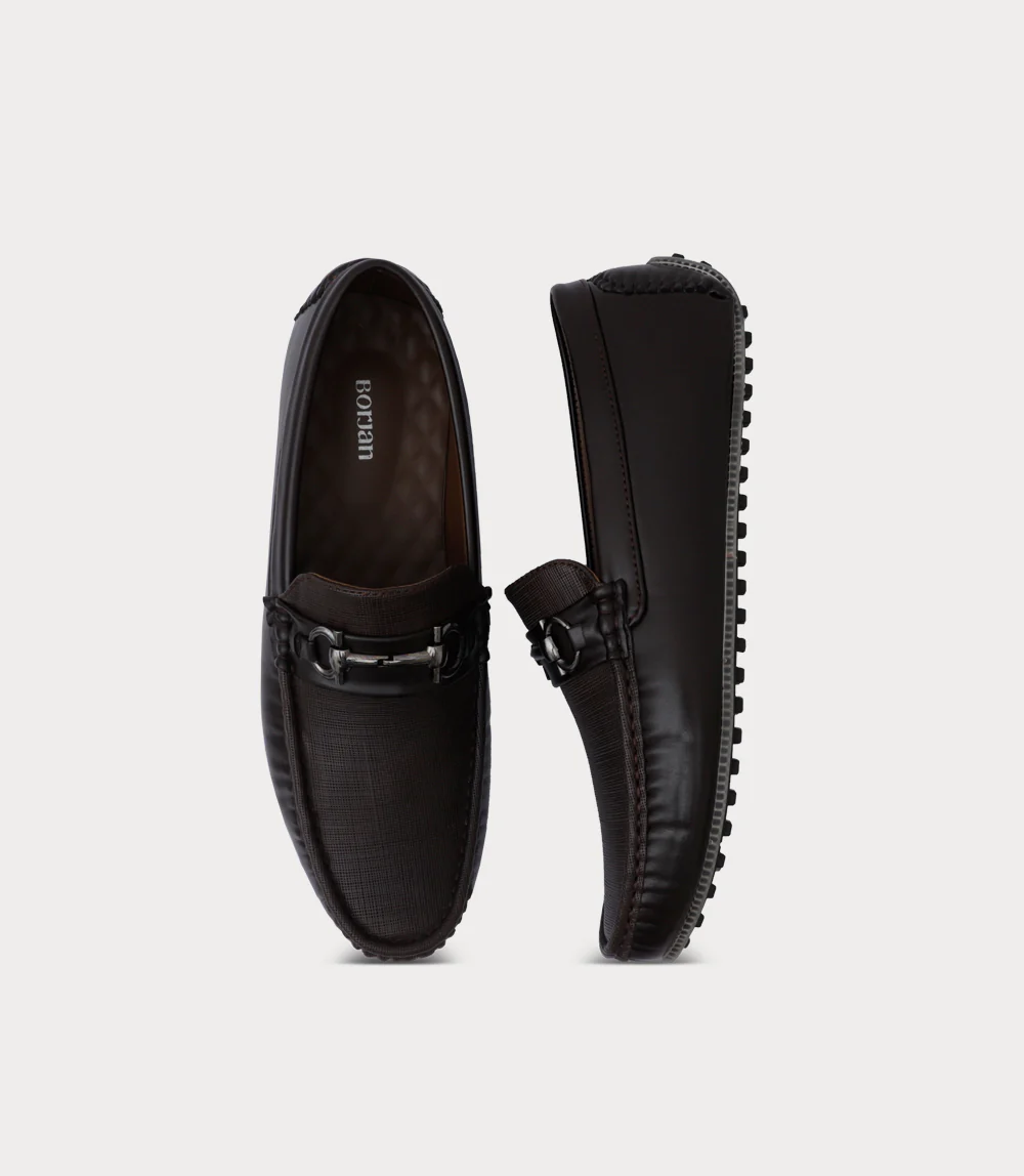Men Slip On-BROWN - Image 4