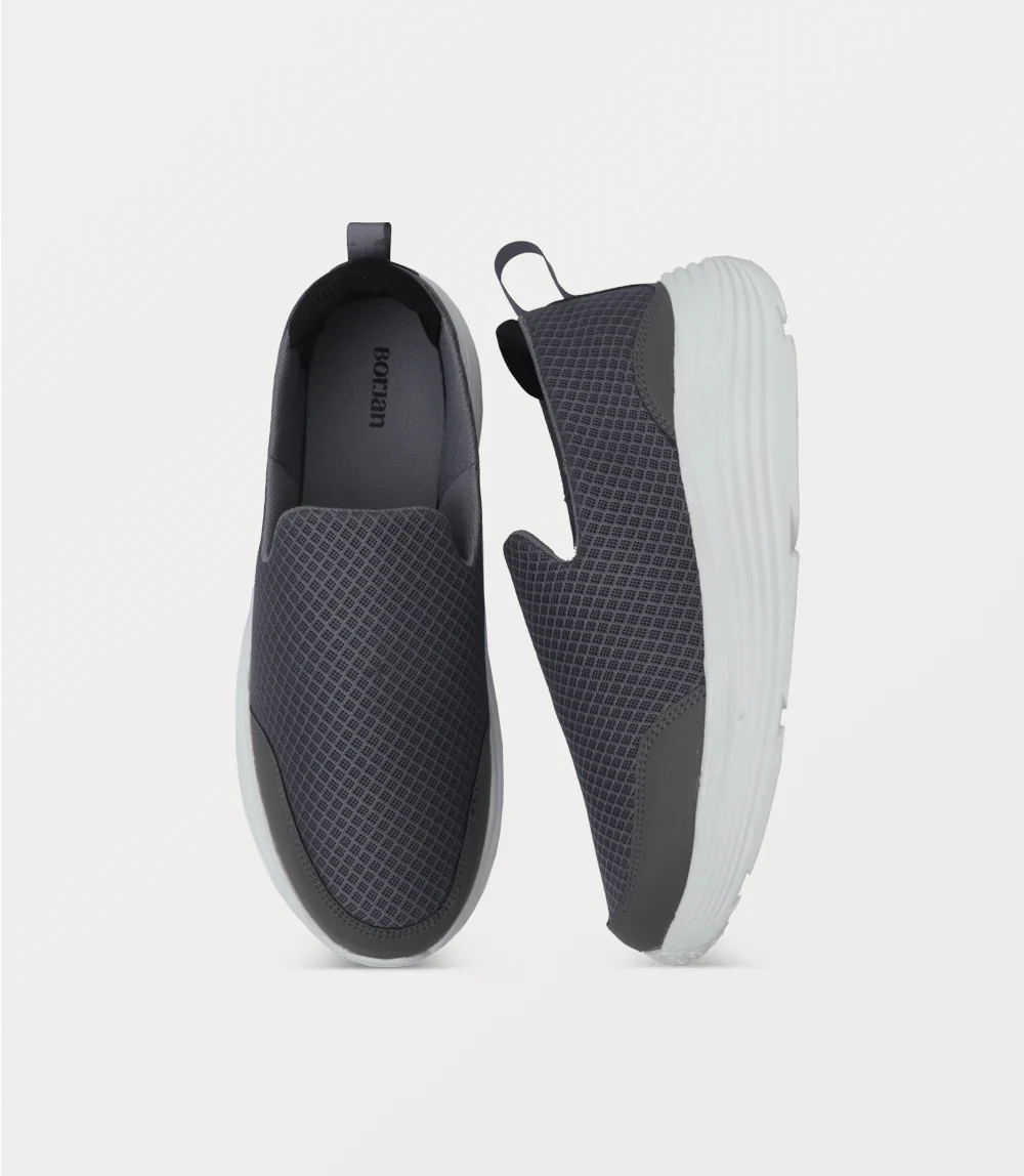 Men Sneakers-GREY - Image 4