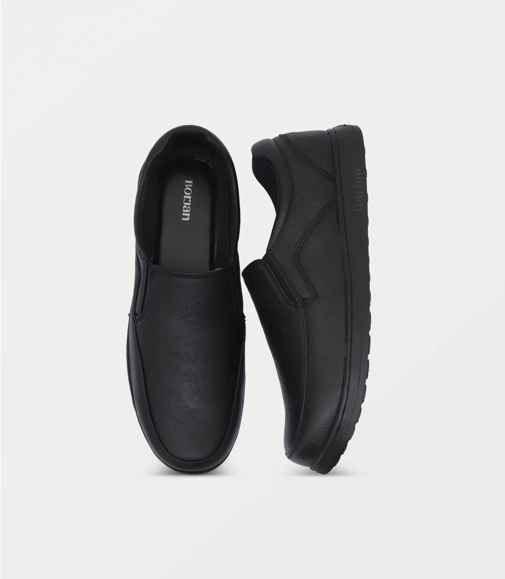 Men Slip On-BLACK - Image 4