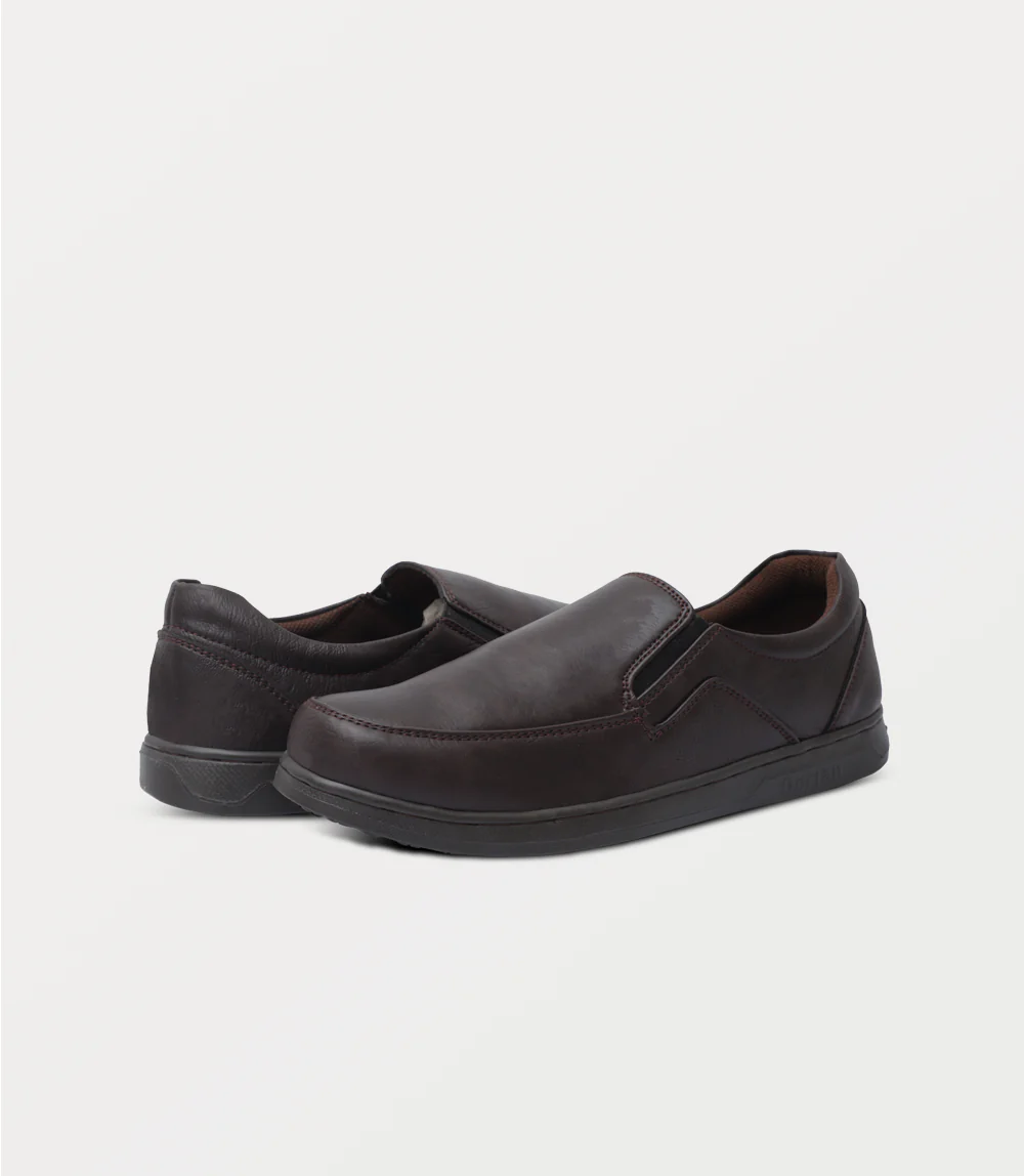 Men Slip On-ESPRESSO - Image 3