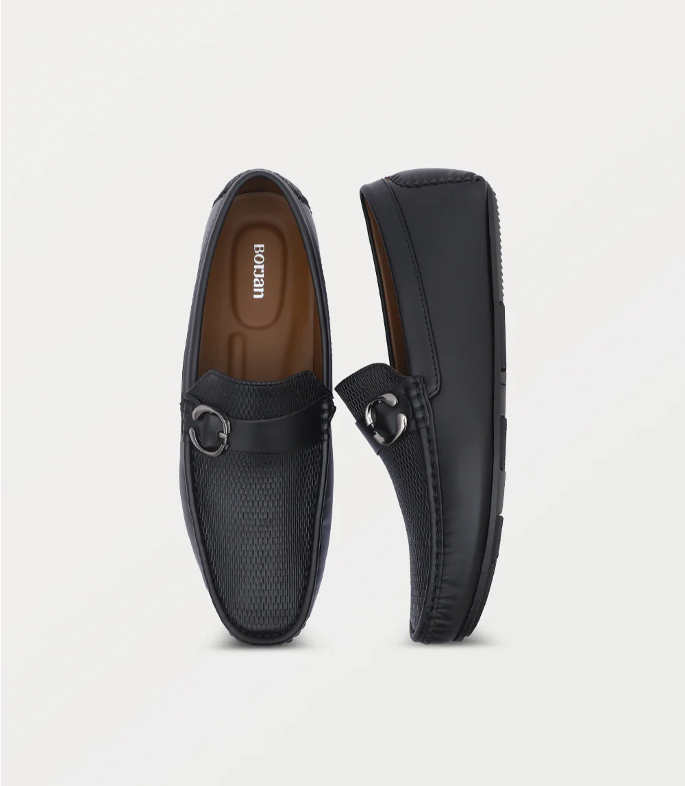 Men Moccasin-BLACK - Image 4