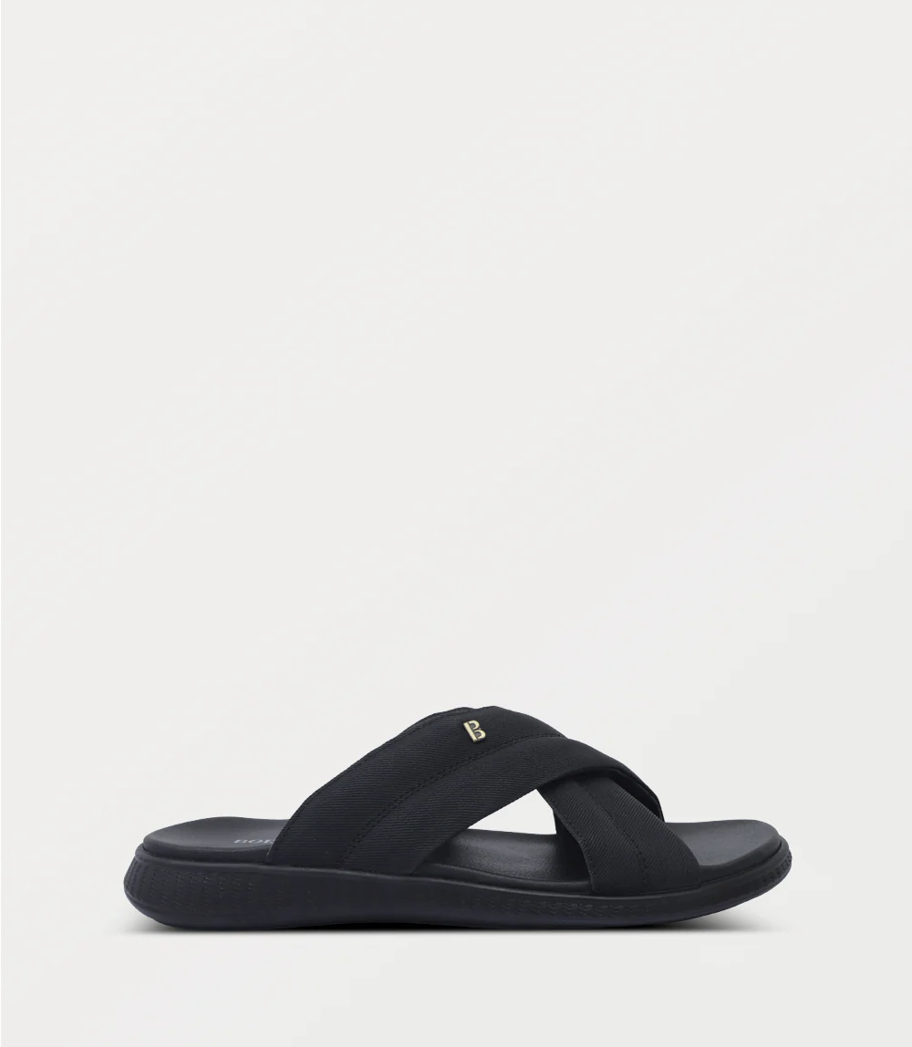 Men Slipper-BLACK