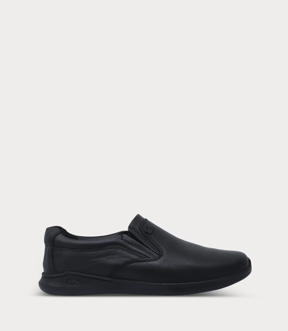 Men Slip On-BLACK